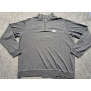 Horn Legend Mississippi State Bulldogs 1/4 zip gray pullover XXL Cotton Classic